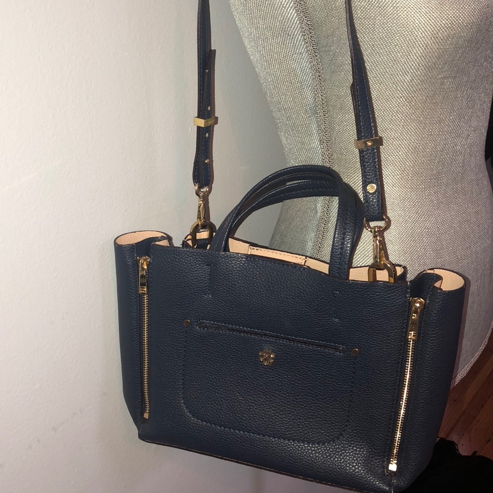 Ann Taylor satchel in Navy Blue